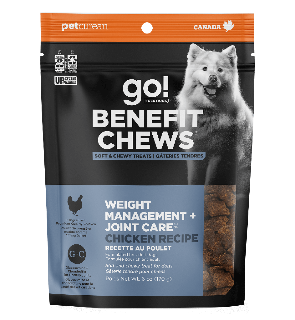 Go! Solutions Benefit Chews Weight Management + Joint Care Chicken 6oz