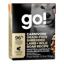 Go! Solutions Shredded Lamb + Wild Boar Grain-Free12.5oz