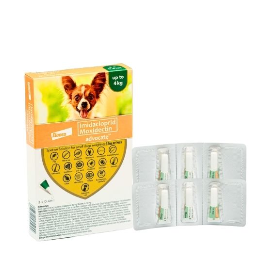 Advocate Dog Small (Green) up to 4kg