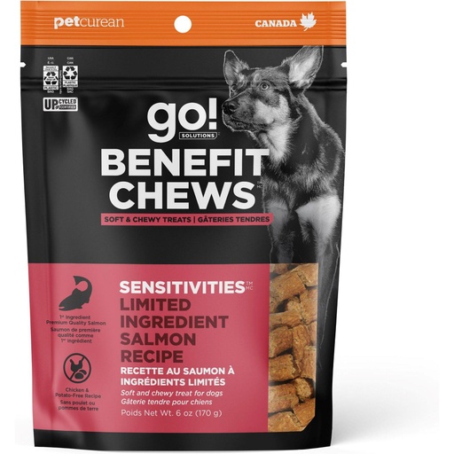 Go! Solutions Benefit Chews Sensitivities LID Salmon 6oz