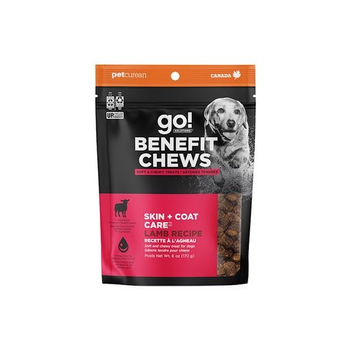 Go! Solutions Benefit Chews Skin + Coat Care Lamb 6oz