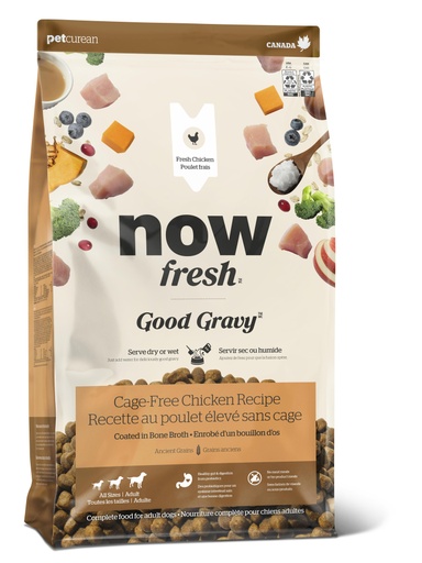 Now Fresh Good Gravy Chicken Coated in Bone Broth Adult 3.5b