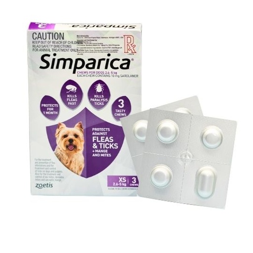 Simparica 10mg 5.6-11lbs
