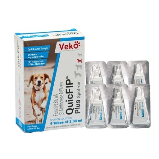 QuicFIP Plus Spot On (Dogs)10-20kg