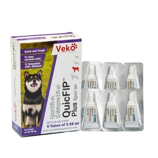 QuicFIP Plus Spot On (Dogs) 20-40kg